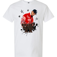 CHRIS BROWN "BREEZY" SHORT SLEEVE TEE TOUR SHIRT BOWL XX 