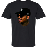 CHRIS BROWN "BREEZY" SHORT SLEEVE TEE TOUR SHIRT BOWL XX 