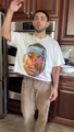 ALLEN IVERSON AI PINK STAR BOXY COTTON TEE SHIRT BOXY