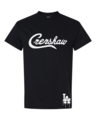 CRENSHAW SCRIPT WHITE TSHIRT CRENSHAW TSHIRT CALIFORNIA TSHIRT 