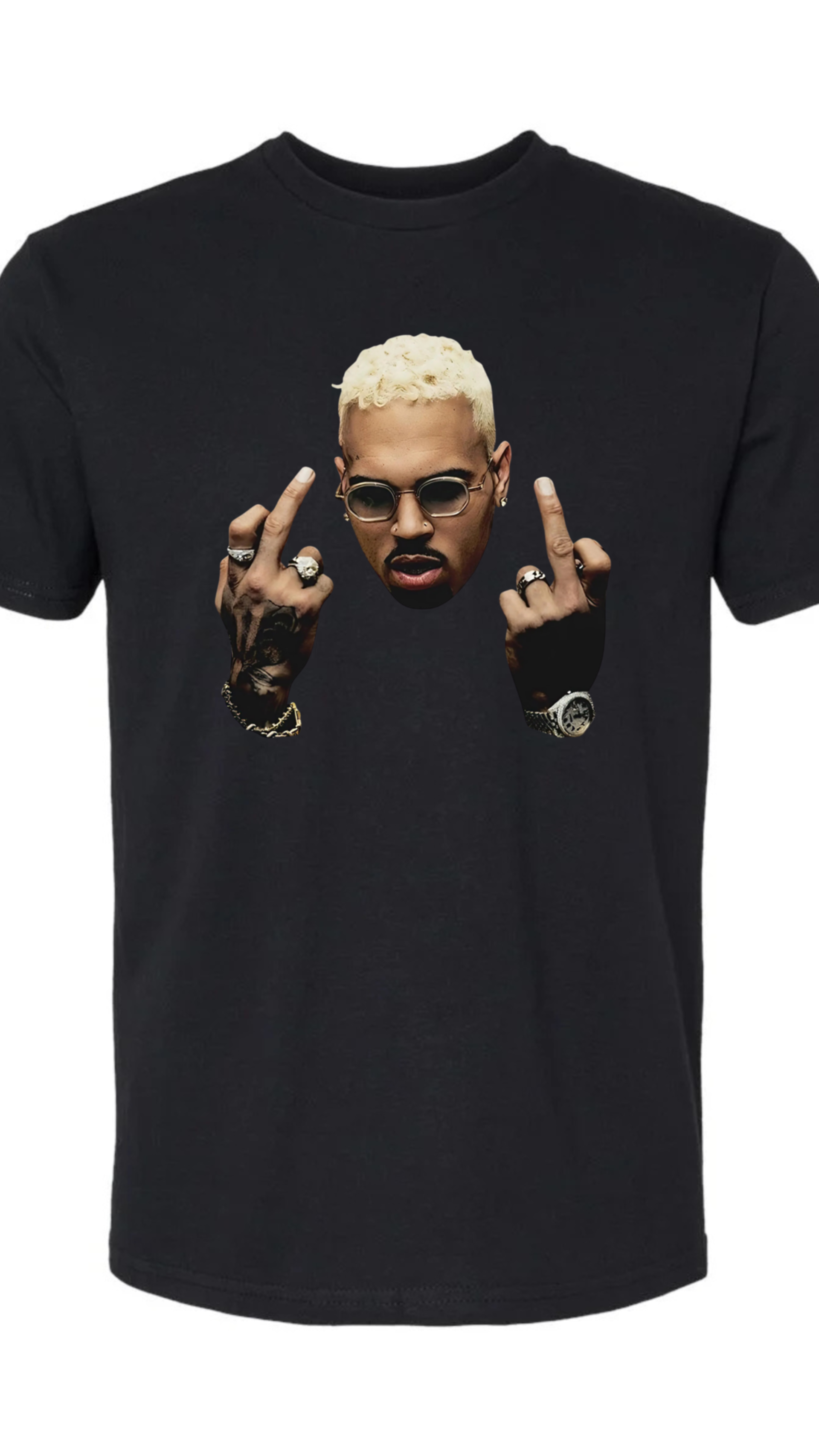 CHRIS BROWN "BREEZY" SHORT SLEEVE TEE TOUR SHIRT BOWL XX 