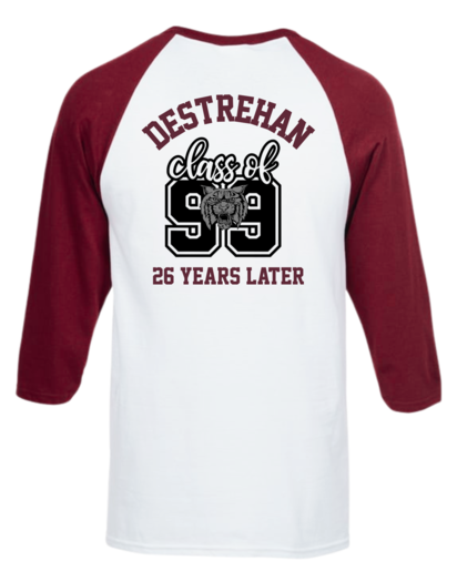 DESTREHAN ALUMNI CLASS OF 99 Raglan