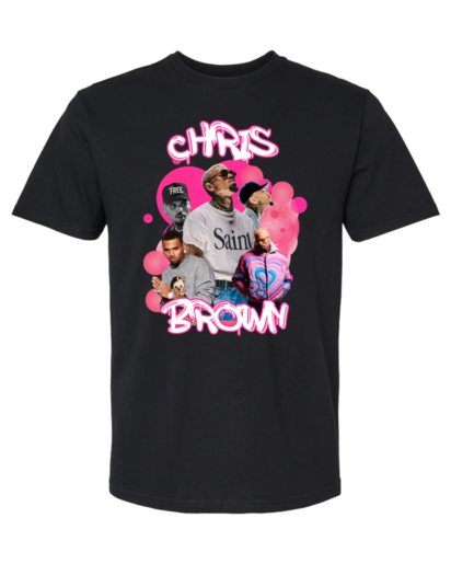 CHRIS BROWN "BREEZY" SHORT SLEEVE TEE TOUR SHIRT BOWL XX 